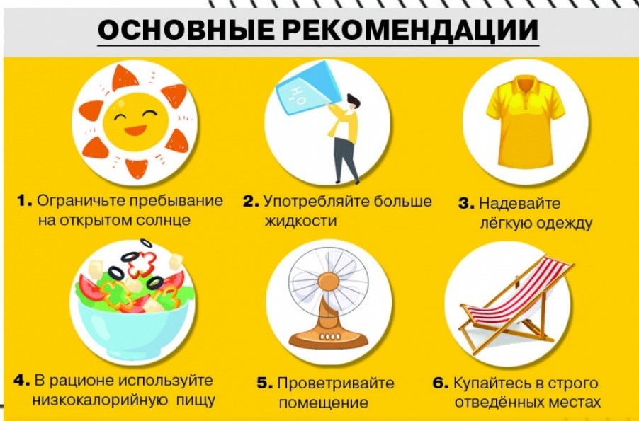 Рекомендации гражданам: как защититься от жары.